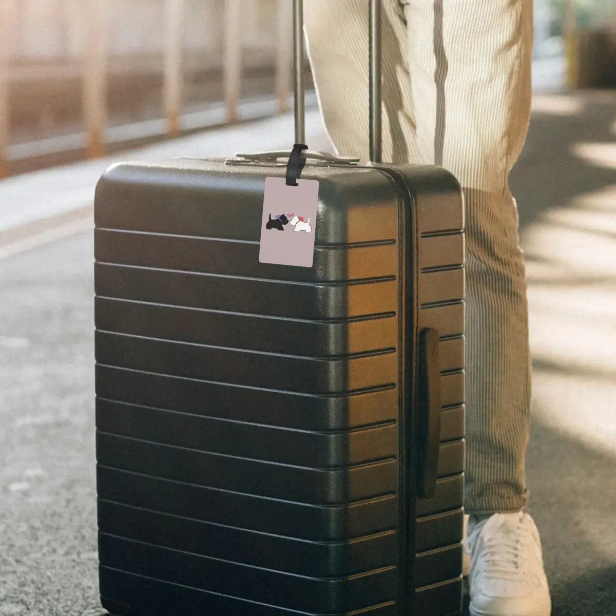 Westie ярлык для перевозки собак и Скотти аксессуары путешествий багажа