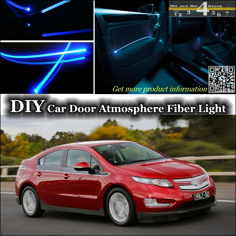 

interior Ambient Light Tuning Atmosphere Fiber Optic Band Lights For Holden Volt Inside Door Panel illumination (Not EL light)