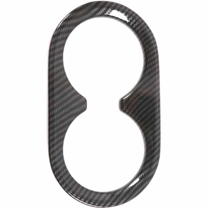 

Car Carbon Fiber ABS Cup Holder Panel Cover Trim Fit For Mitsubishi Xpander 2022 2023