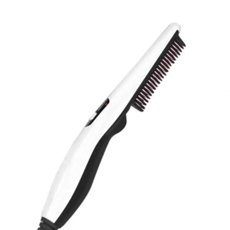 

New recommended small portable mini straightener Mini curling comb dual purpose curling stick hair brush straightener