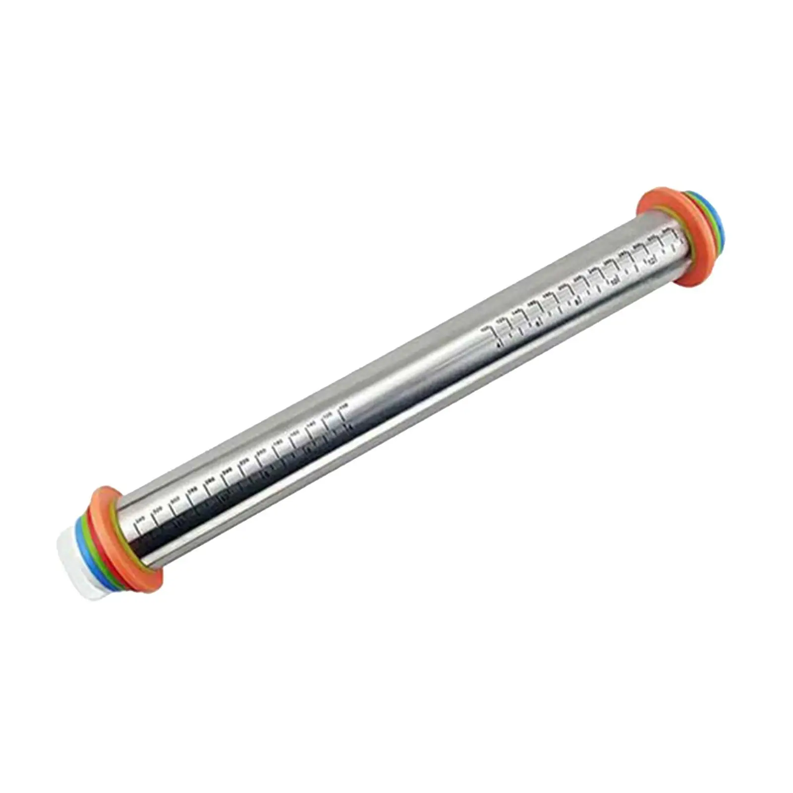 

Скалка для помадки с регулируемой толщиной колец из нержавеющей стали, 17-дюймовый ролик для теста для выпечки, фотография, паста для пиццы