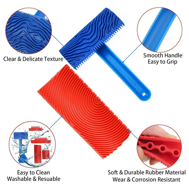 9 шт. кисти для рисования под дерево