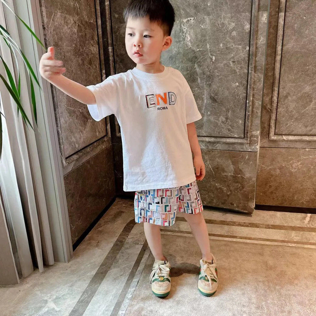 dziecięca koszulka piłkarska wykonana z czystej bawełny krótkim rękawem. Nowość 2024. Top unisex rękawem do łokcia na wio...