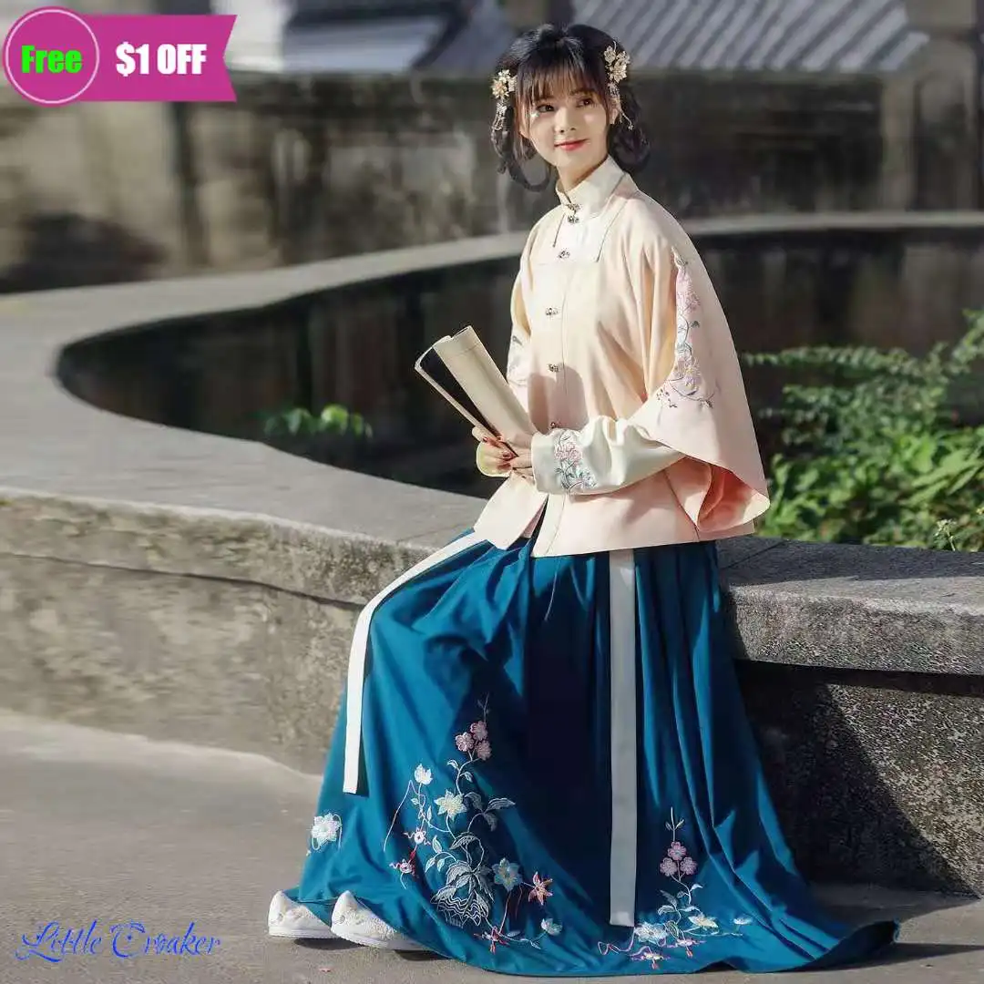 

Embroidered Hanfu Traditional Chinese Clothing for Women Chinese Han Dynasty Dance Wear Cosplay Ancient Princess Costume
