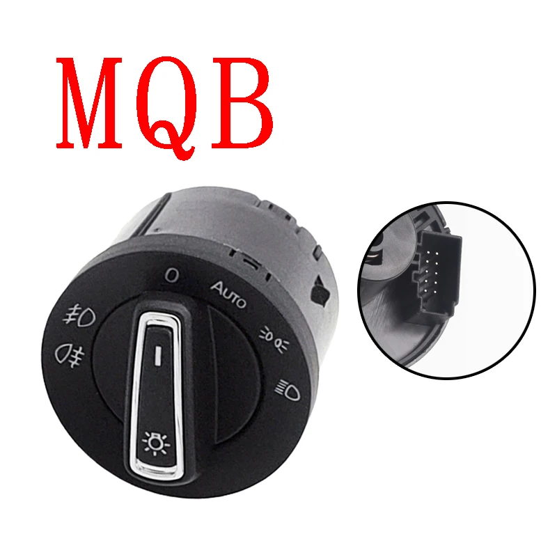 

Автоматический светильник с ручкой выключателя света для VW Golf 7 MK7 Polo New Tiguan Touran T-Roc Tarraco Transporter 5G0941431B 431BF