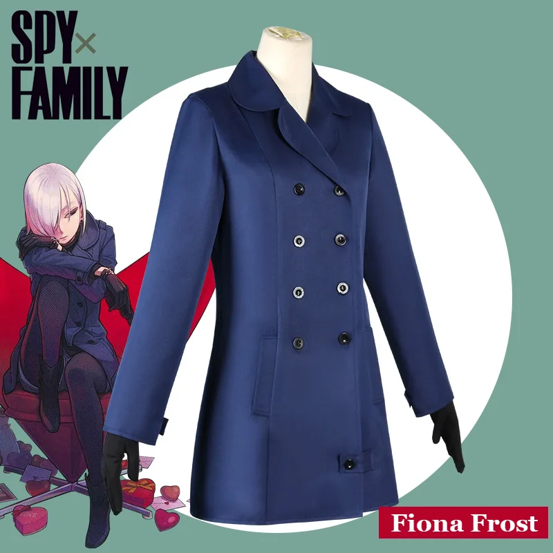 

COSLEE [S-XXL] Anime SPY×FAMILY Fiona Frost Cosplay Costume Lovely Uniform Coat Shorts Halloween Party Outfit Suit For Women