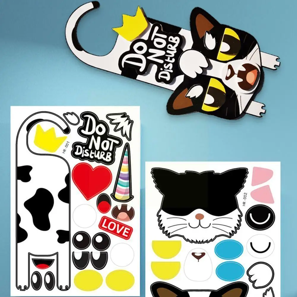

Diy Game Sticker Material Kit Cartoon Three-dimensional Hanging Handmade Door Art 2022 Decor Decoration Toys Child L7d6