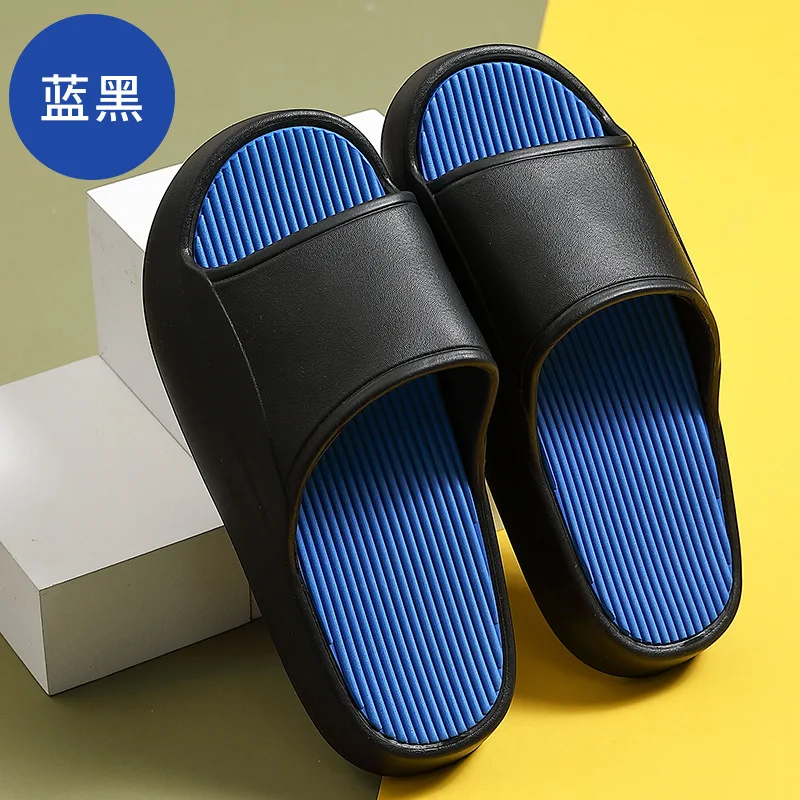 2022 New Fashion Outdoor Beach EVA Soft Men's Slippers Summer Indoor Thick Soles Home Non-Slip Wear-Resistant Cool Drag Women