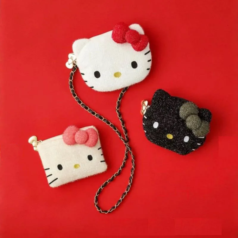 Сумка для хранения с рисунком аниме Sanrio Hello Kitty Y2K модная новая косметичка в