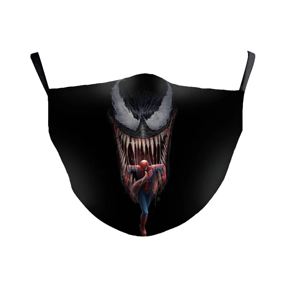 Забавные Маски для косплея взрослых супергерой Веном женское мужское лицо