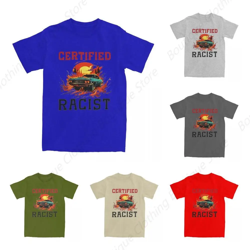 Сертифицированная футболка на плоской подошве для спортивных автомобилей Racist