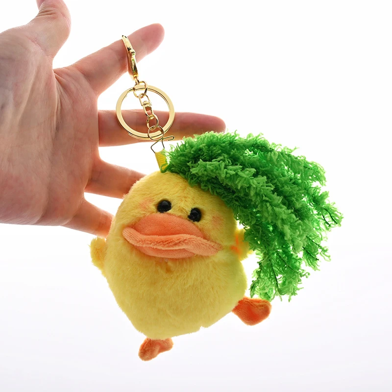 Мультяшный милый плюшевый брелок с овощной уткой персонализированный забавный