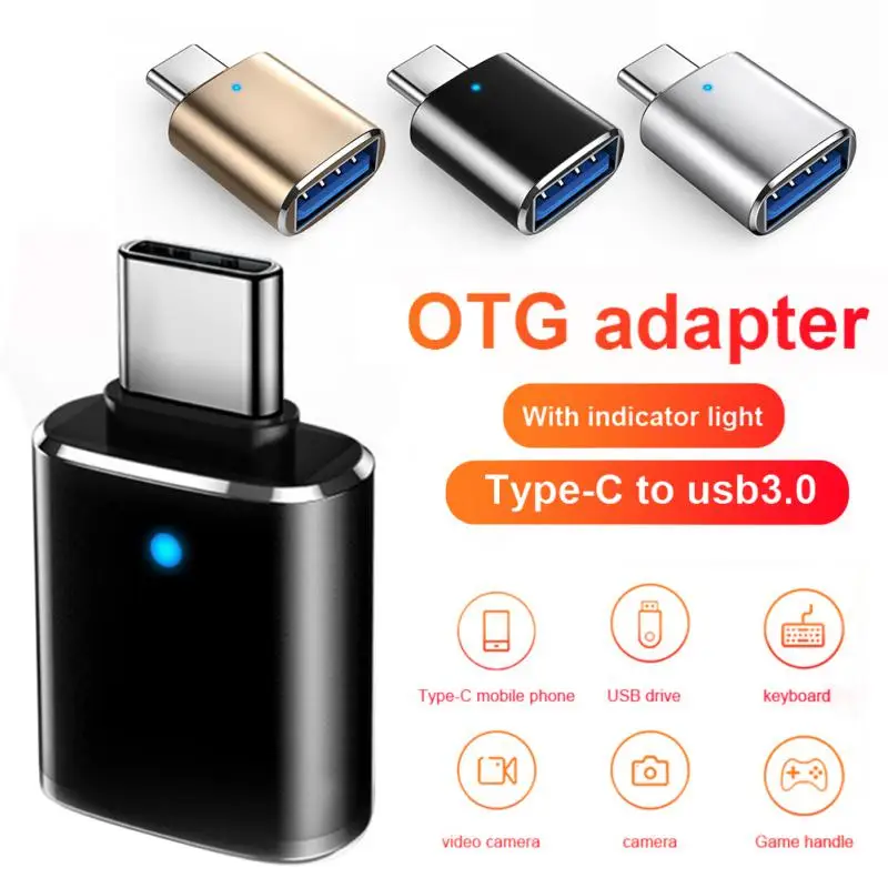 

OTG Adapter USB 3.0 Type-C Connector USB C Male To USB Female Converter For Macbook Xiaomi Samsung S20 USBC OTG Connector