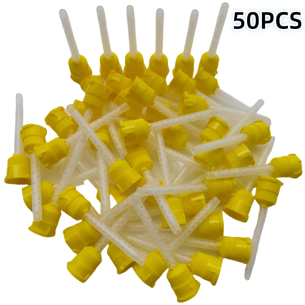 50 шт./упаковка одноразовые насадки для смешивания зубов