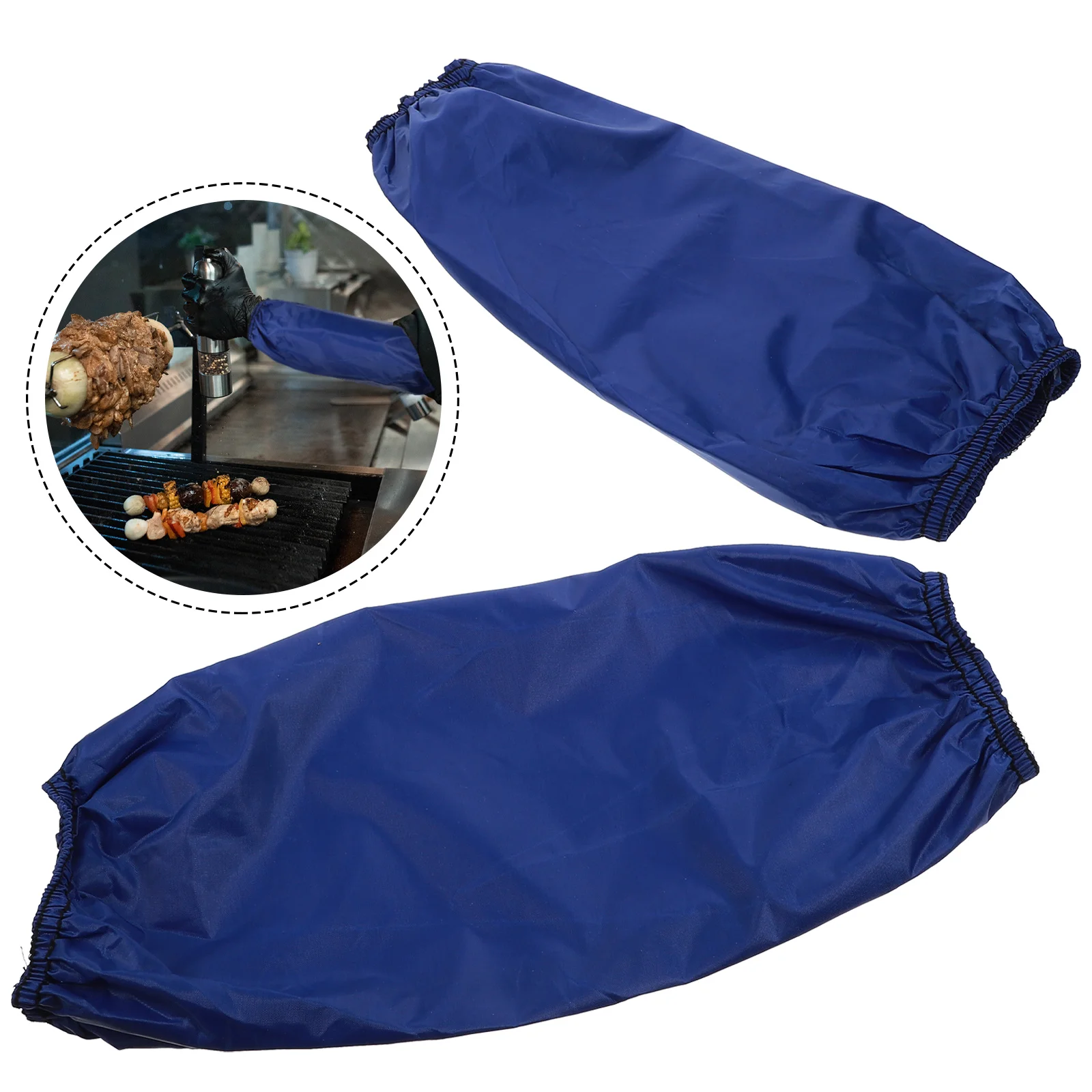 

Cleaning Sleeves Waterproof Stain- proof Oil- proof Waterproof Arm Sleeves for Home Restaurant Bakery Kitchen1 Pair