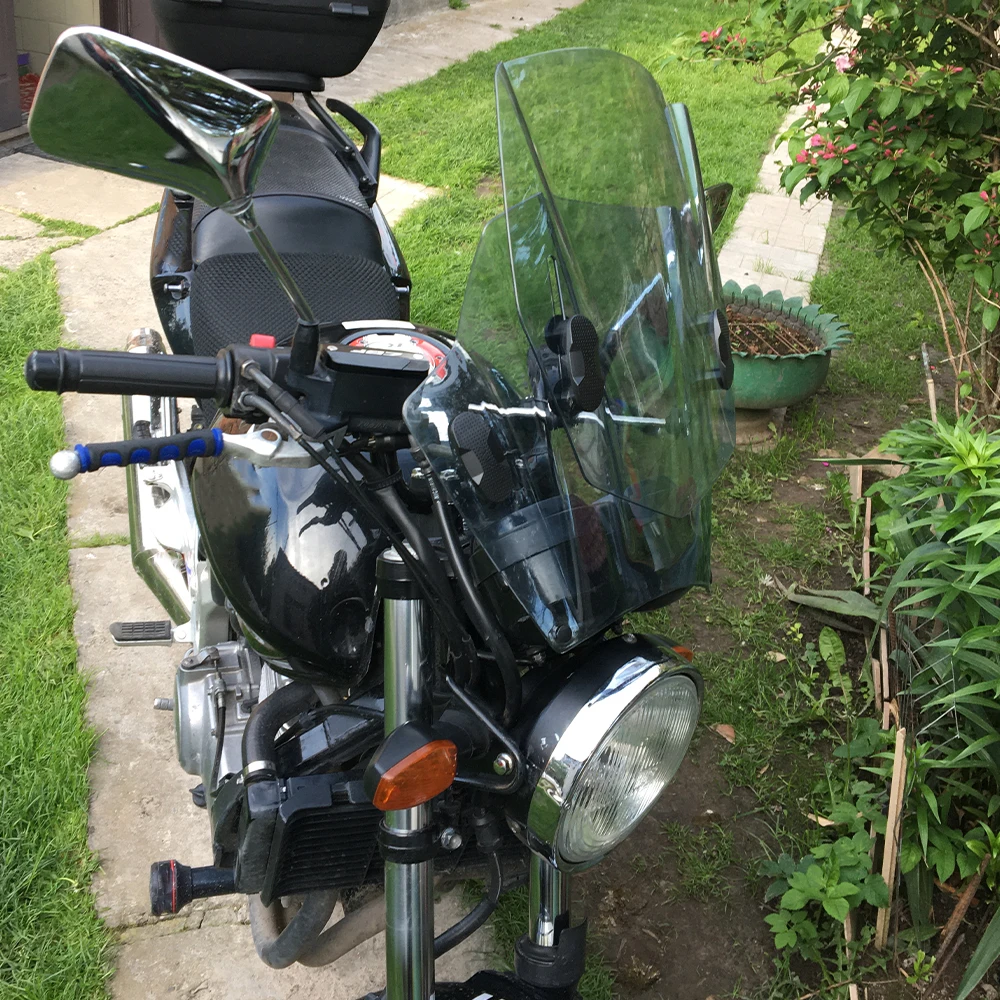 Универсальный передний лобовое стекло CBF600 CB600 CB600F CB919 VF750S CBF190R CB1300 аксессуары для