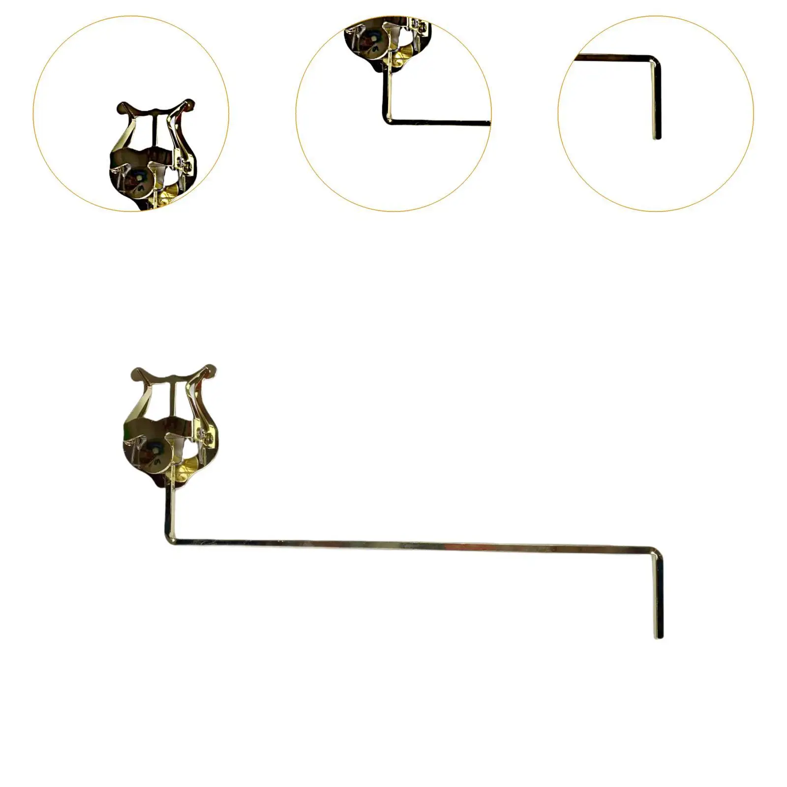 Маршевый зажим для трубы металлическая подставка музыкального клипа