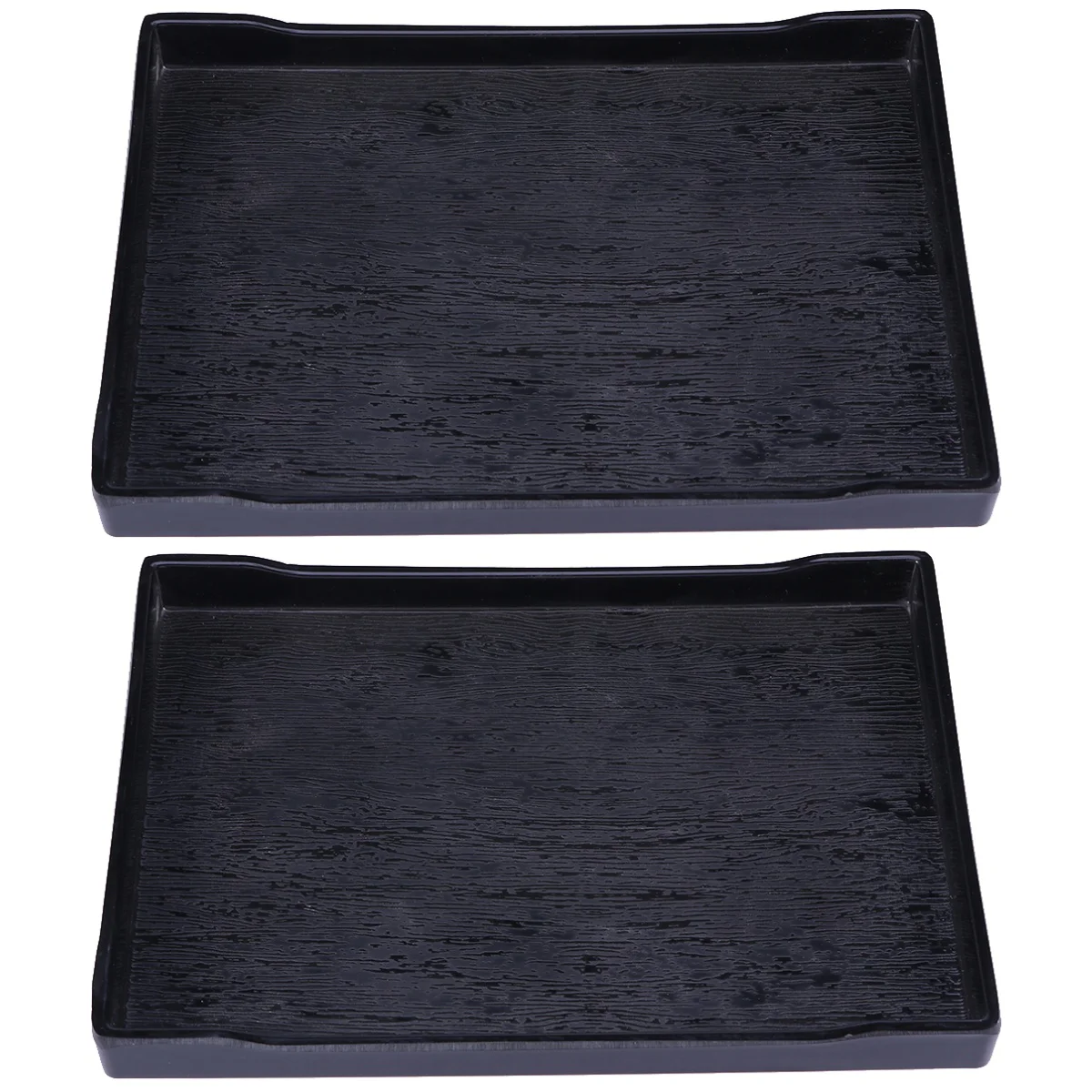 

2pcs Reptile Bowl Large Food and Water Dish Also Fit for Bath Pet Supplies - Size (Black)