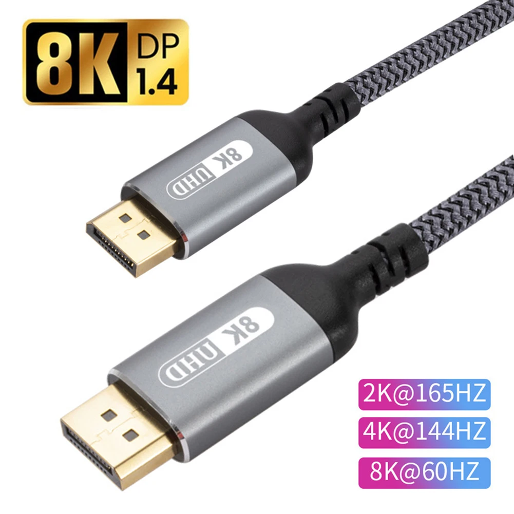 

2323 LSM HD 8K 60 Гц кабель порта дисплея 1,4 DP к DP кабель 4K 144 Гц 2K 165 Гц стандартный адаптер порта для apple tv box xbox series x
