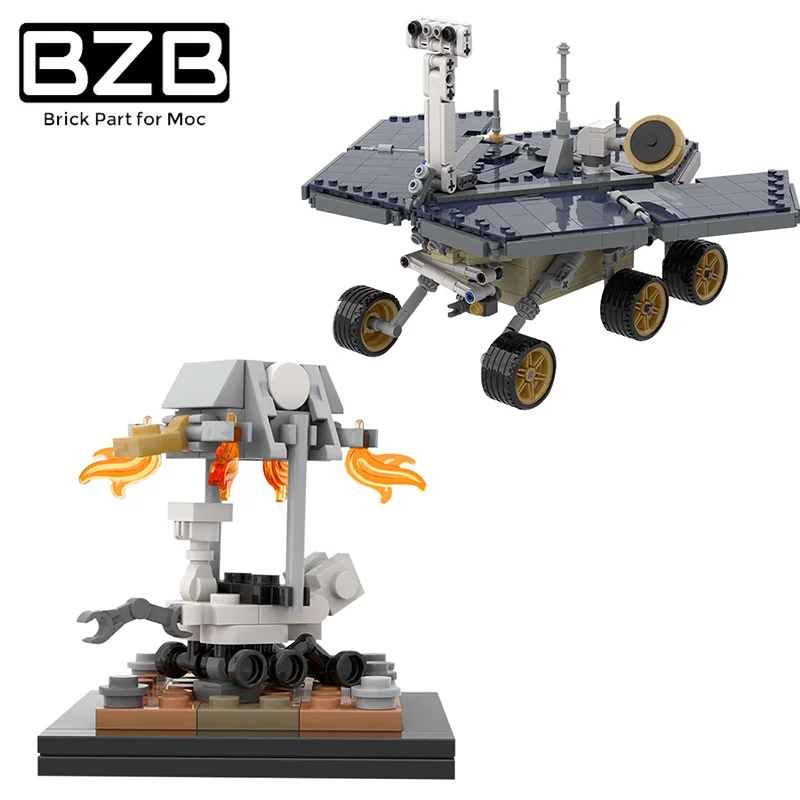 

BZB MOC 66523 Mars, планетарный робот на солнечной батарее, исследование космоса, Rover, детский подарок на день рождения, Обучающие игрушки «сделай са...