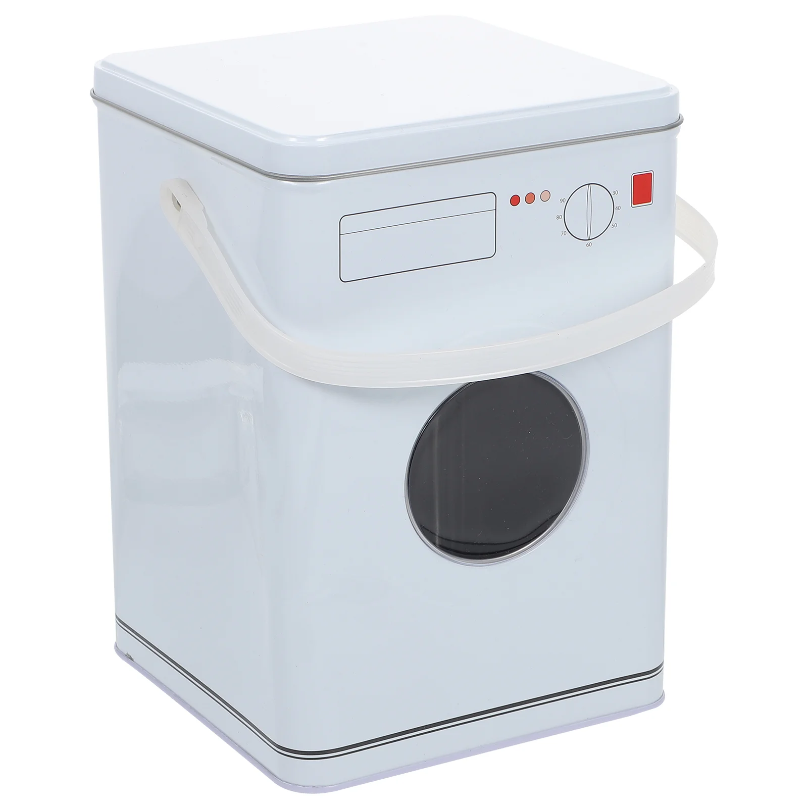 

Snack Packaging Box Laundry Beads Canister Tinplate Powder Container Storage Desktop Candy Food Chic