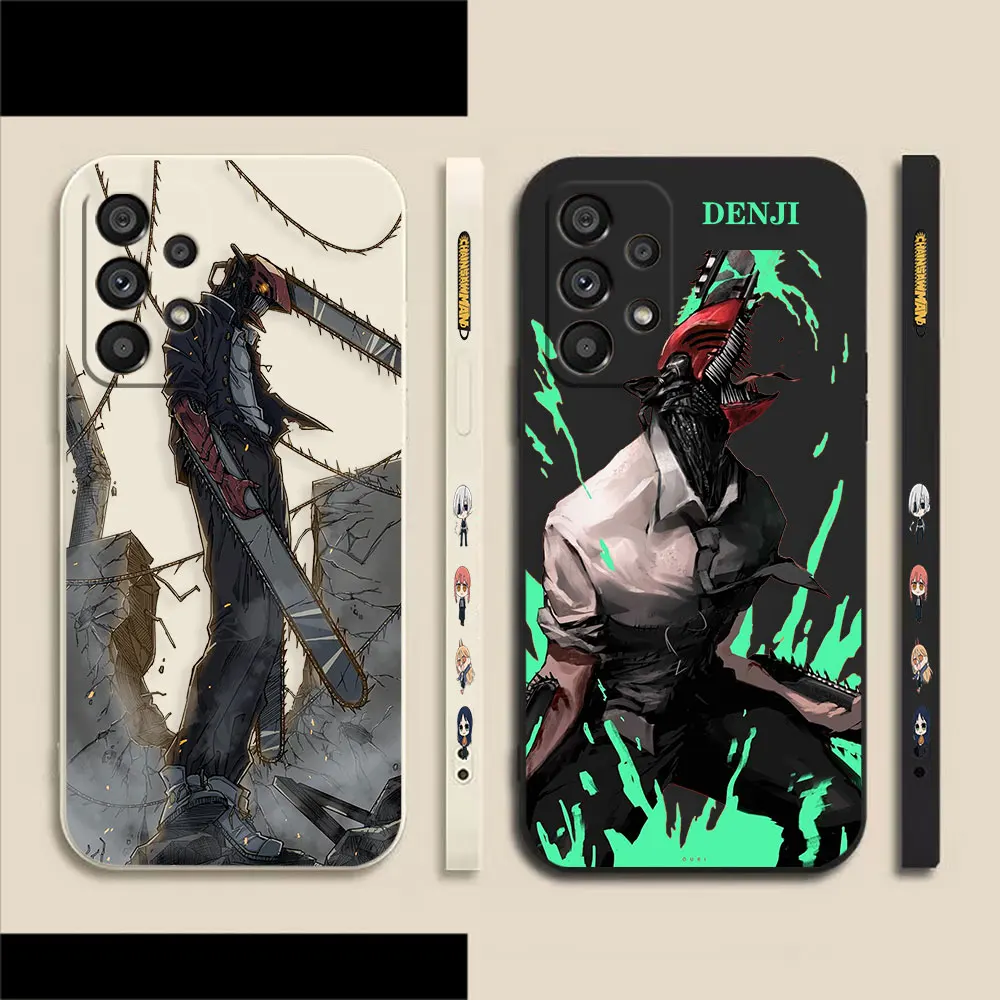 

Japanese Anime Chainsaw Man Case For Samsung Galaxy A91 A14 A73 A72 A71 A53 A52 A51 A42 A33 A32 A23 A22 A21S A13 A12 4G 5G Case