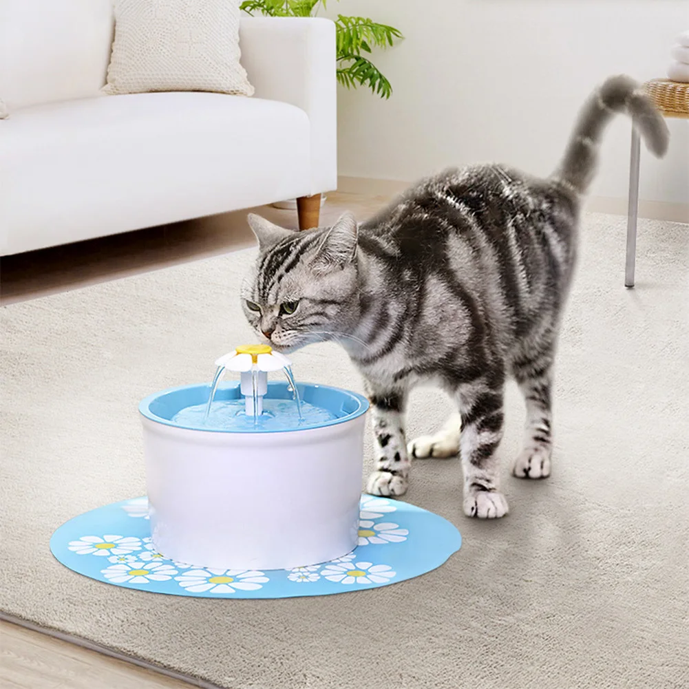 

Automatic Cat Water Fountain Drinker 1.6L Auto Pet Cats Drinking Fountains Bowl Dog Puppy Dispenser Pet Supplies Indoor Bowls