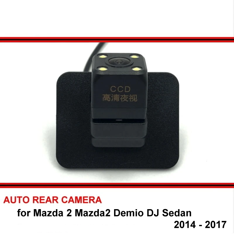

Камера заднего вида «рыбий глаз» для Mazda 2 Mazda2 Demio DJ Sedan 2014 - 2017