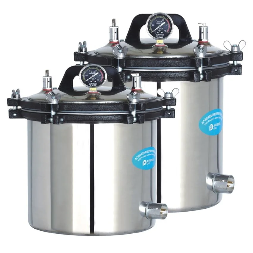

Portable Electric Heating Medical dental Autoclave machine Laboratory Dental autoclave 24 liter 18 liters steam sterilizer