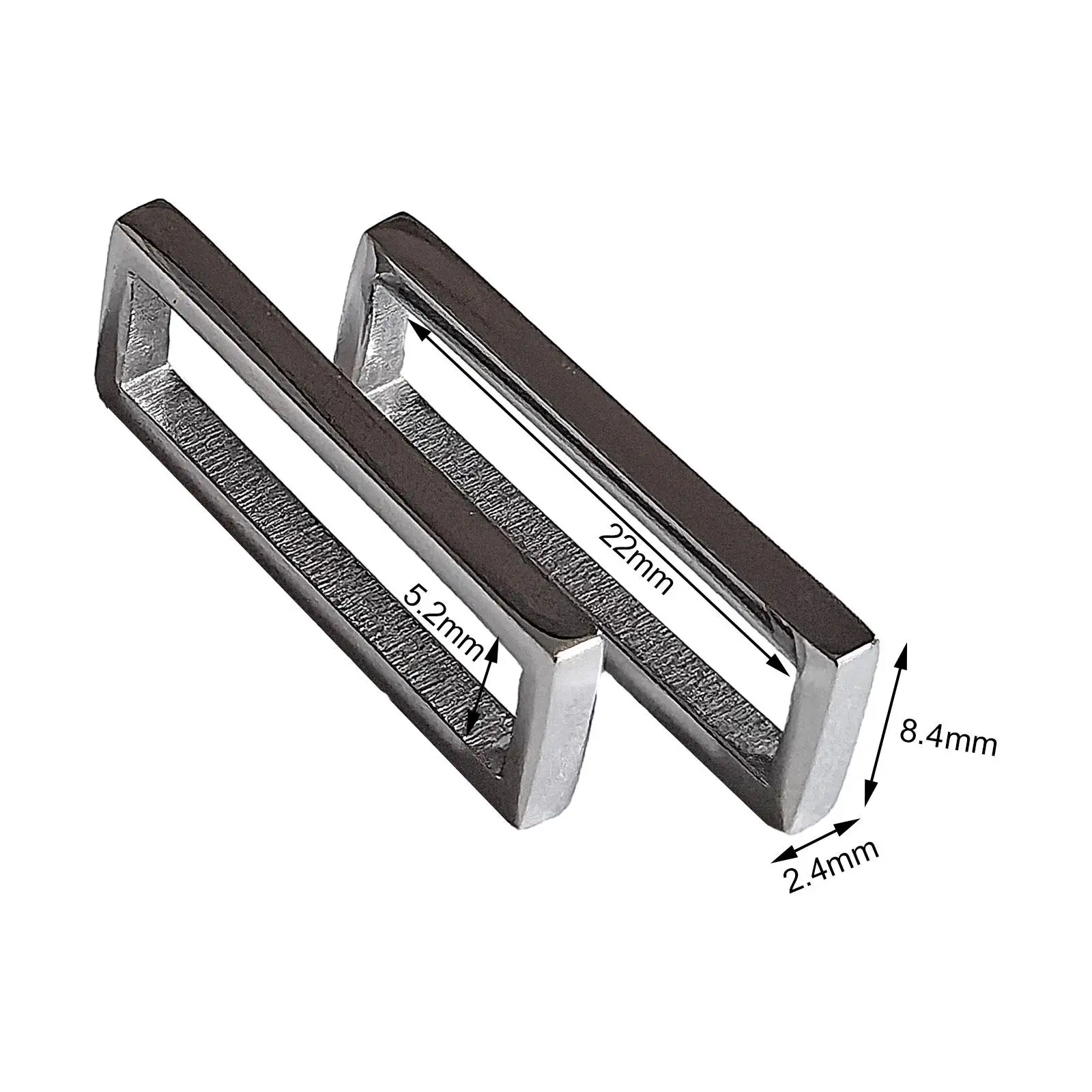 2 шт. кольца петли для ремня Держатель петля пряжка прямоугольные запасные части