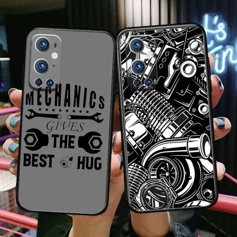Car Parts Auto Mechanic For OnePlus Nord N100 N10 5G 9 8 Pro 7 7Pro Case Phone Cover For OnePlus 7 Pro 1+7T 6T 5T 3T Case