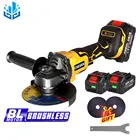 125 мм бесщеточная электрическая угловая шлифовальная машина 18 в, литий-ионная шлифовальная машина, сделай сам, деревообрабатывающий электроинструмент, угловая шлифовальная машина M14