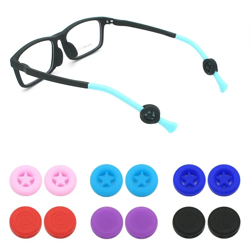 

Очки с нескользящим покрытием для ног круглые силиконовые фиксированные кольца детские очки с заушным крючком очки для близорукости очки для чтения