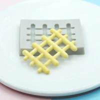 ladder fence silicone cake mold street sign signage chocolate bakeware mold diy pastry ice block soap mould baking tools