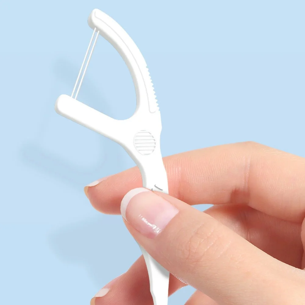 Fawnmum 50 шт. классическая двойная зубная нить ультратонкие зубочистки одноразовая