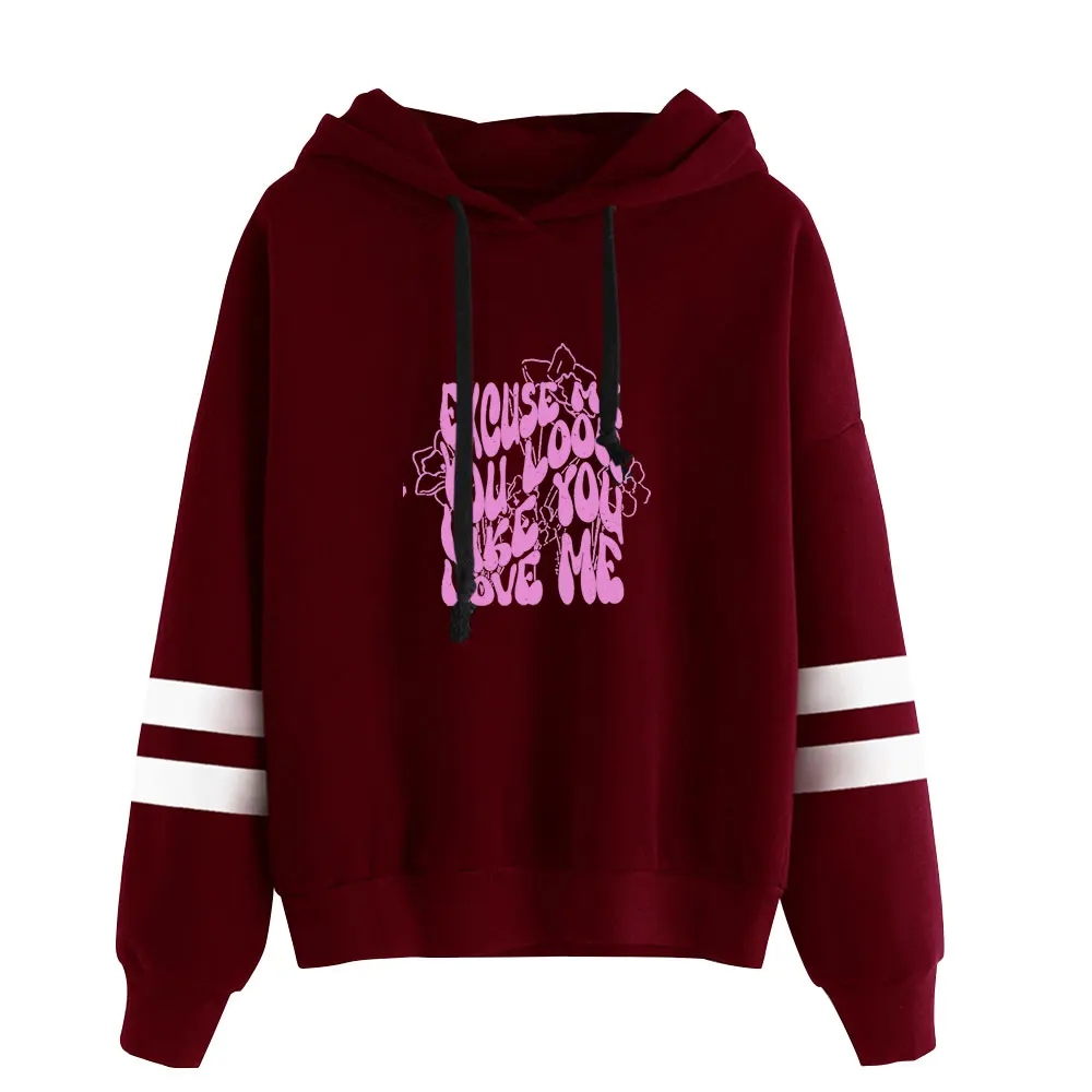Фото Толстовки с капюшоном Ella Langley Merch, толстовка с рукавами с параллельными перекладинами, повседневная одежда, повседневная одежда №4