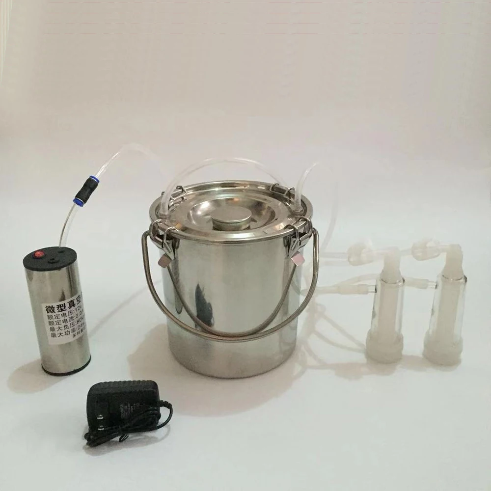 

5L Electric Milker Milking Machine Sheep Goat Cow Milk Bucket