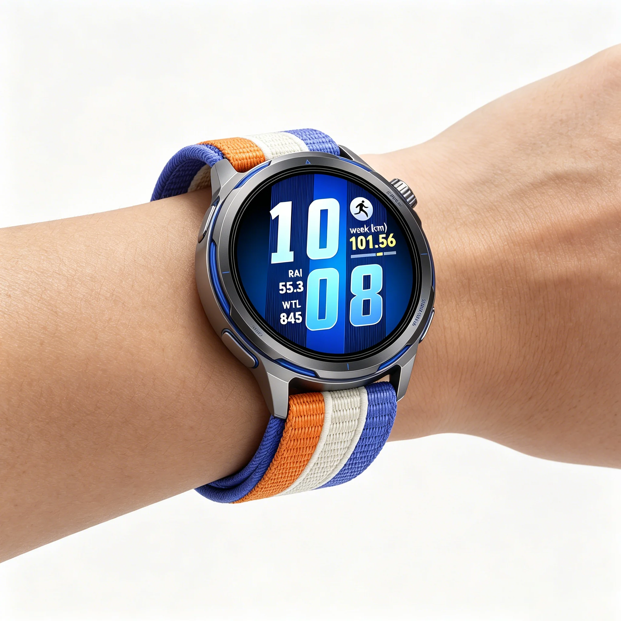 Ремешки для часов 20 мм и 22 мм для Galaxy Watch 7 FE, 6, 5 Pro, 4 Classic, 3 Sport, нейлоновый браслет с петлей, ремешок для Huawei Watch GT Runner 2. (art.: 3920daa438bd7) - 3920daa438bd7