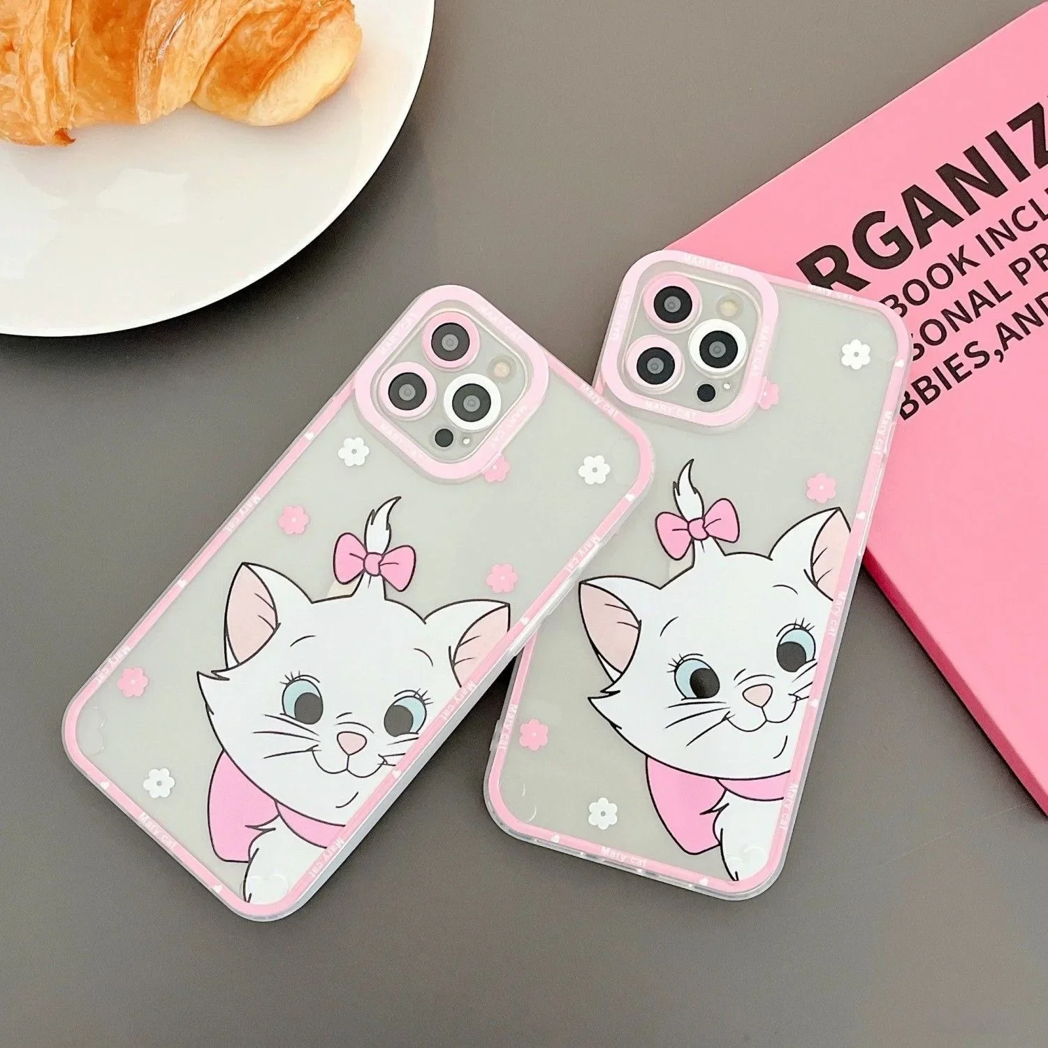 Фото Чехол для телефона Disney Marie Cat для Oppo A6X A6 A5 A5x A3x A3 A60 A79 A98 A78 A58 A38 A18 A57 A76 A17 A74 A94 A36 A55 Pro 4G 5G, мягкий №1