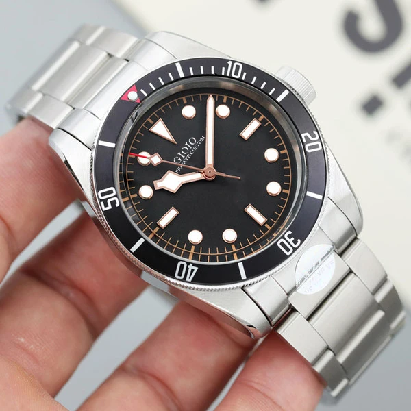 

Mens Automatic Mechanical Black Blue Ceramic Watch