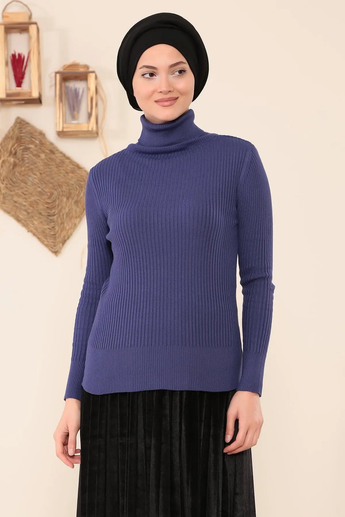 

Fishing Lycra Collar Sweater Women Muslim Sweater