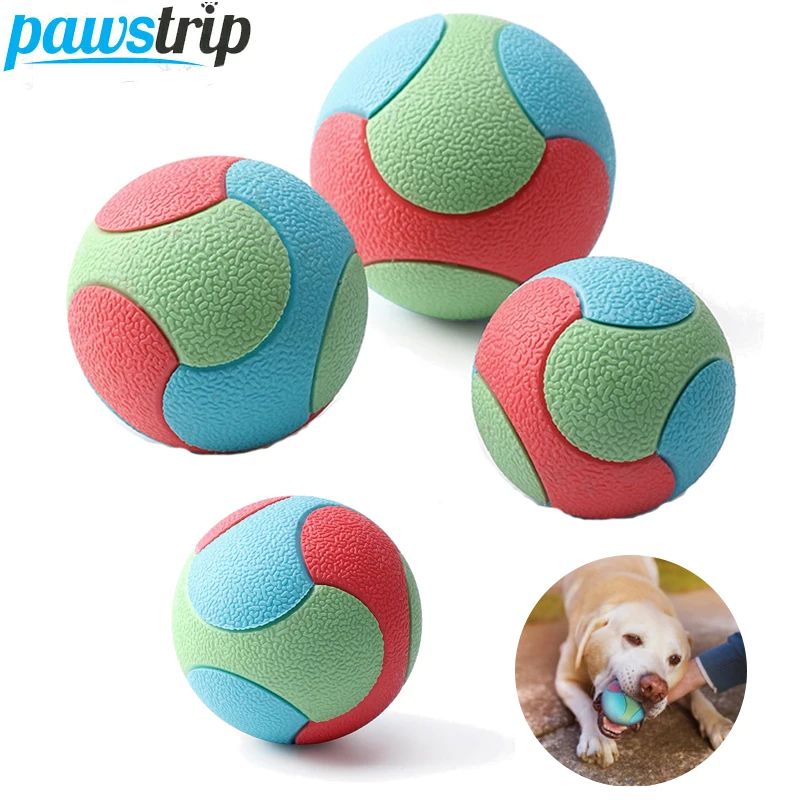 Bite Resistant Bouncy Ball Toys For Small Medium Large Dogs 