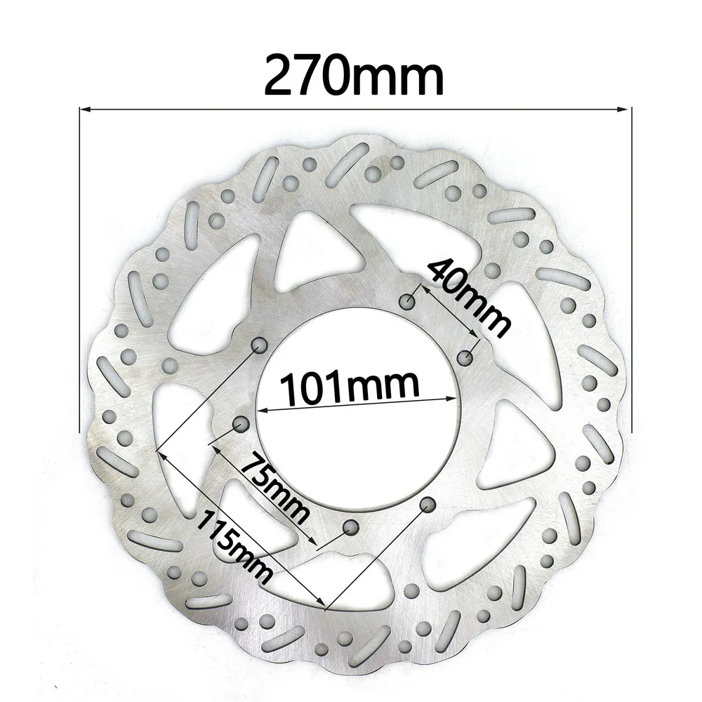 

Передняя или задняя Дисковая тормозная пластина 270 мм для мотоцикла Kayo T4 T6 ESB HL M4 M7 MX6