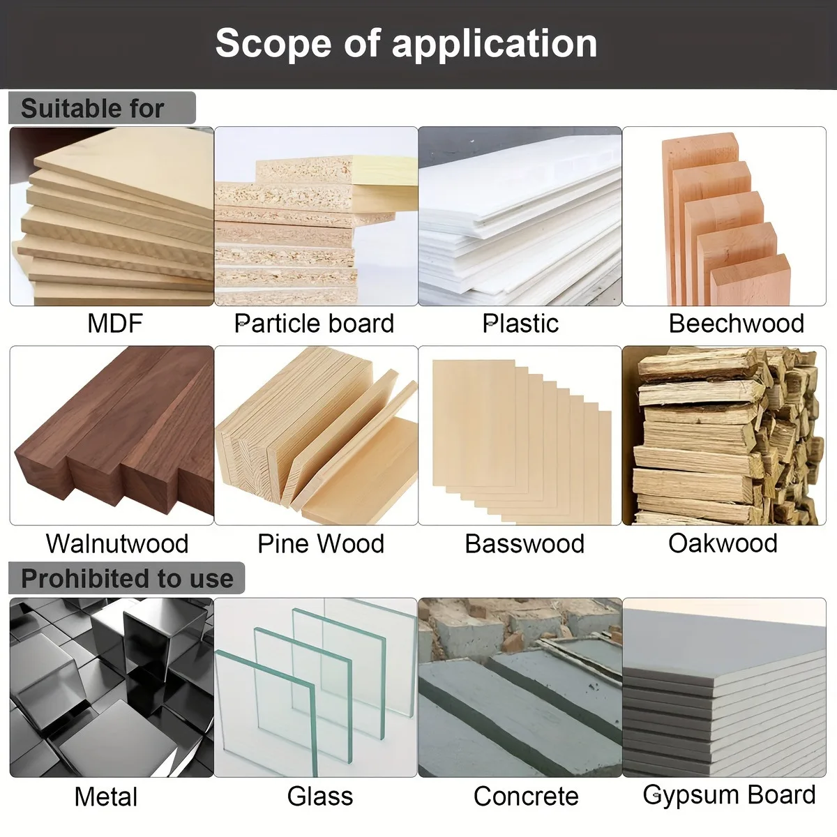 Набор сверл для квадратных отверстий из быстрорежущей стали 6-12 мм