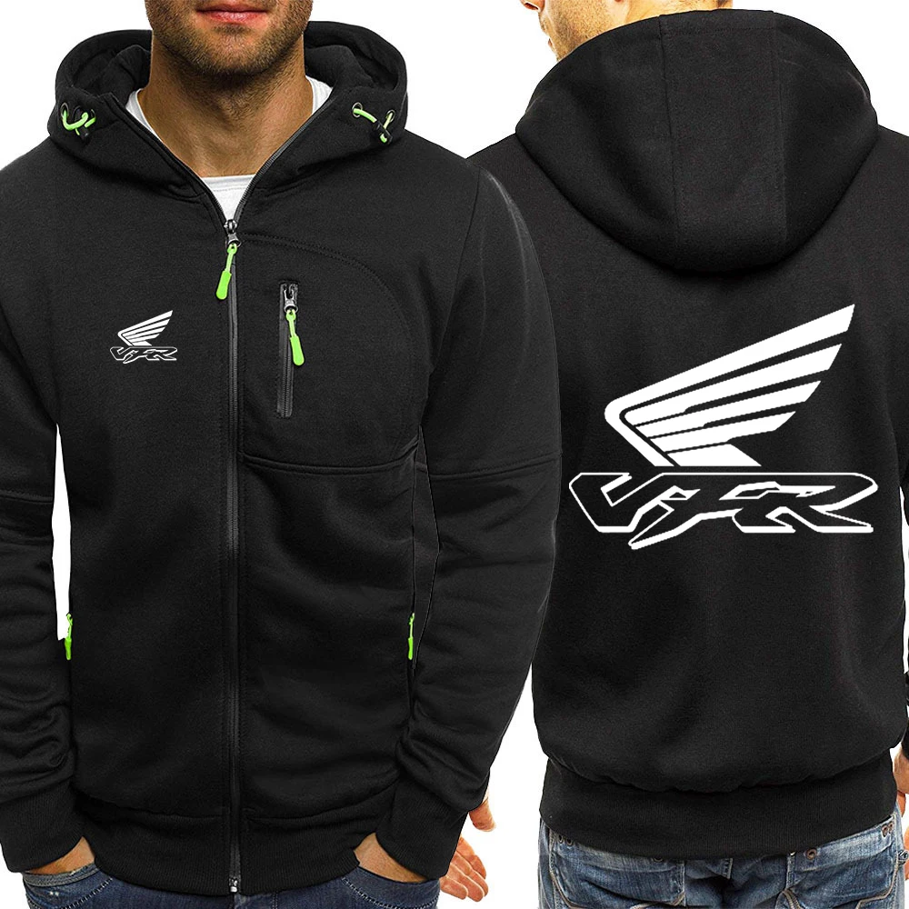 

2021 VFR Racing Brand New Men Jackets Hoodies Coats Fashion Long Sleeve Zipper Sweatshirts Male Casual Autumn Winter Streetwear
