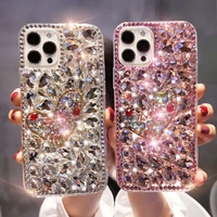 jewelled rhinestone crystal acrylic phone case for samsung a21s a21 a20s a20e a20 a12 a11 a10s a10e a10 m80s m60s m51 cover