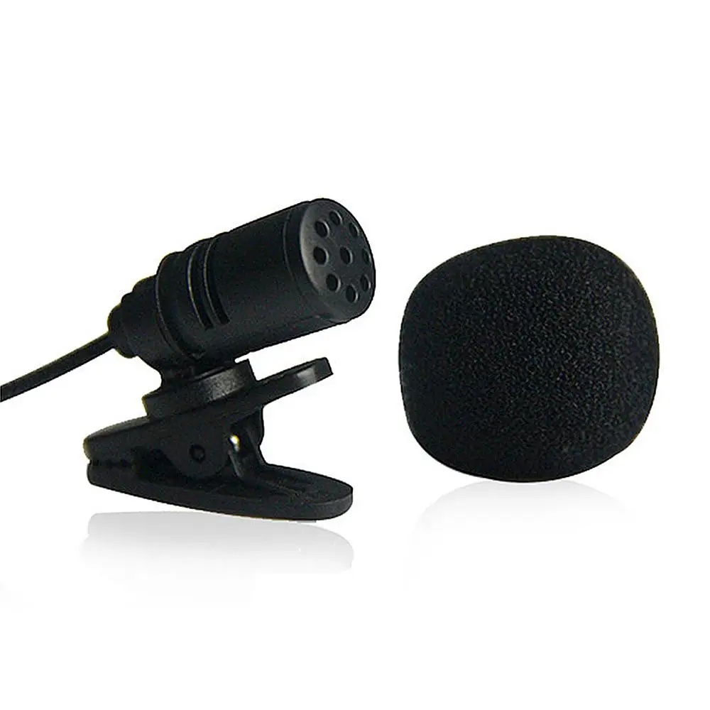 

Portable 3.5mm Mini Microphone For Lecture Teaching Conference Microphone Headphone Lapel Lavalier Clip Microphone Accessories