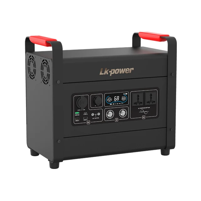 Battery Solar Lithium Rechargeable Electric Generator Portable Power Station with Solar Panel