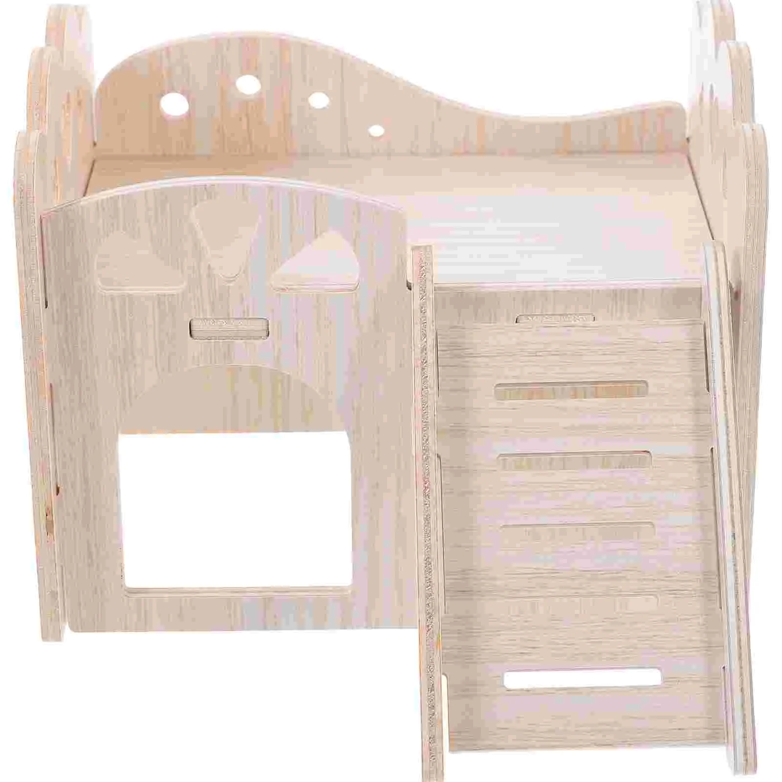 

1 Set Hedgehog Hideout Squirrel Sleeping House Wooden Hamster House Wooden House