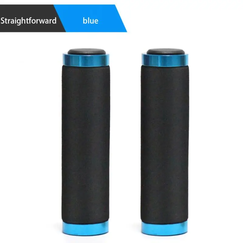 

Pvc Handle Block Mountain Bikes Handle Hard Plastic High Strength Single Lock Grip Aluminum Alloy Lock Ring Foam Handle Durable